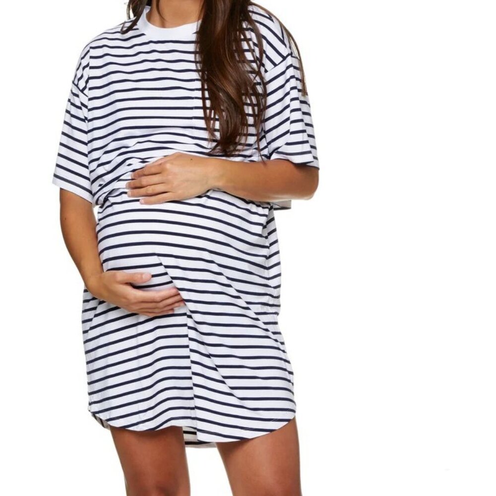 Bae the Label Night Life Nursing Tee Dress